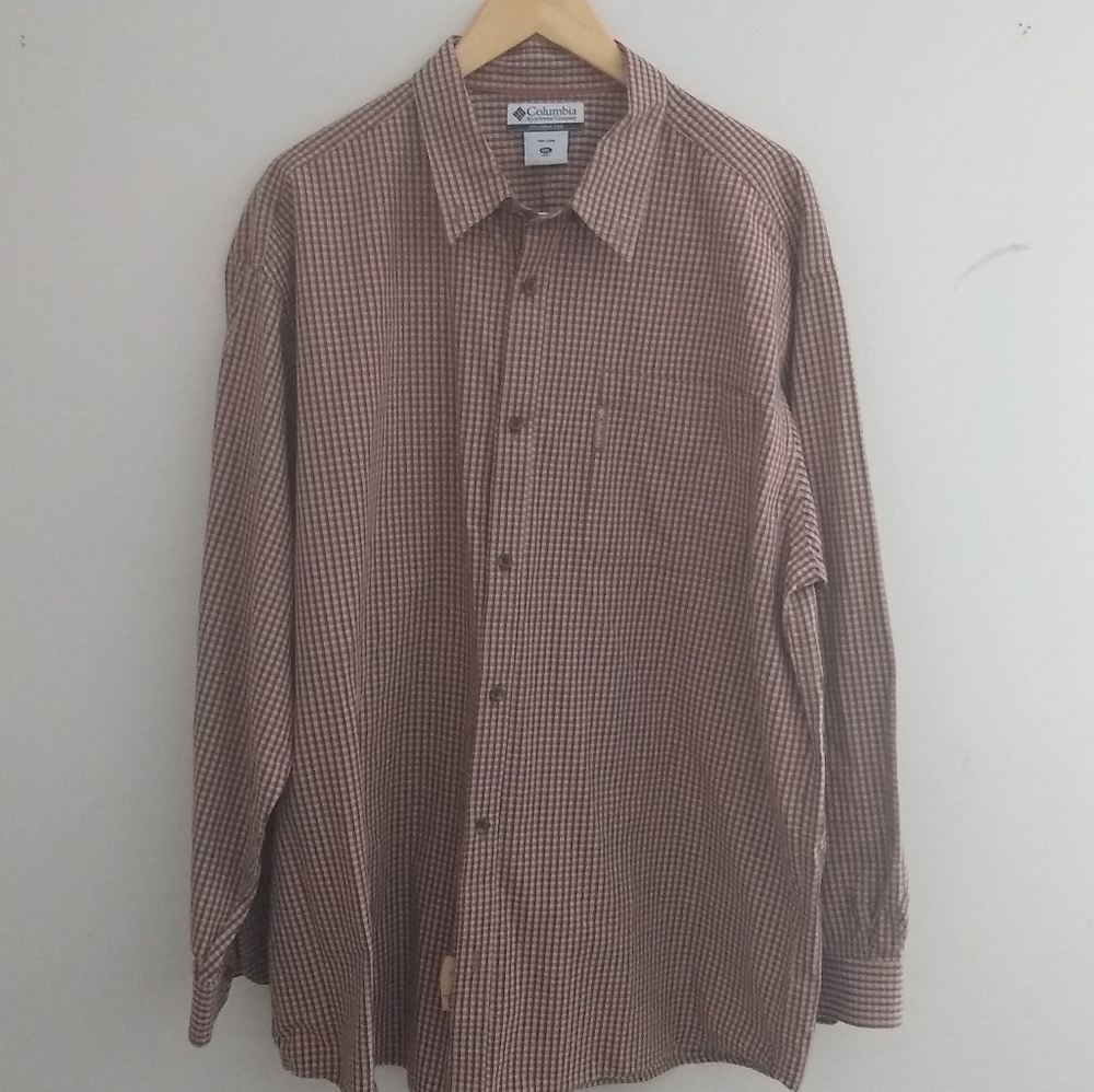 Columbia Long Sleeve Button Up Size XXL